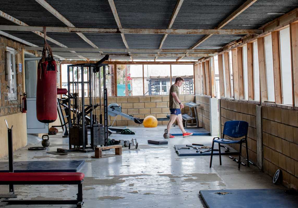 Gym at Blue Beret Camp