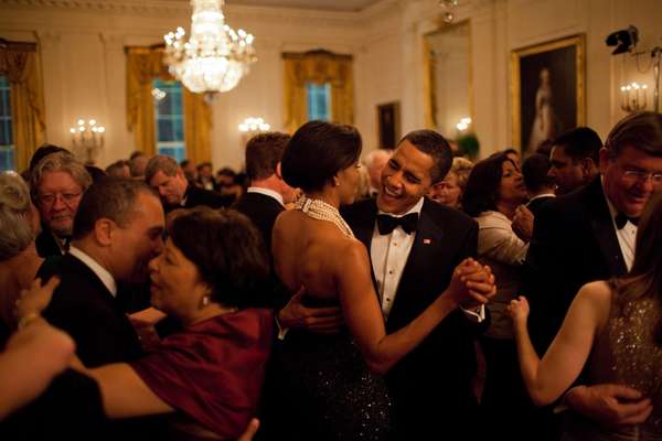 The Obamas stepping out