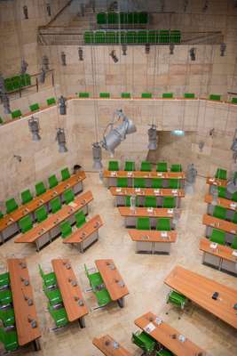 Parliament House’s plenary chamber 