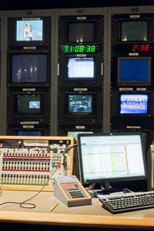 Screens and levels in recording booth