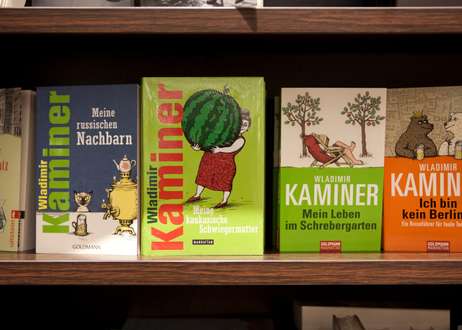 Kaminer’s books in a Berlin bookstore