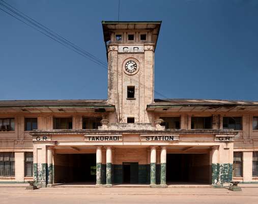 The disused Takoradi Train Station