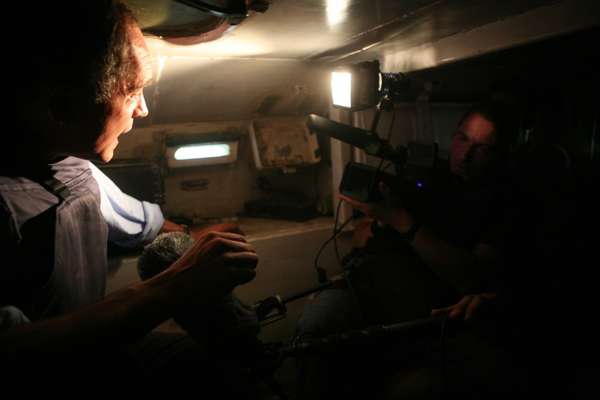 Reporting from inside a Russian armoured personnel carrier