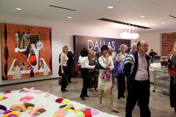 Potential collectors scour the Dallas Art Fair