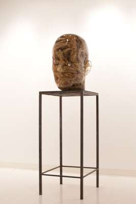 Richard Dupont’s ‘Hemp Head’ at  Vladimir Restoin Roitfeld's booth