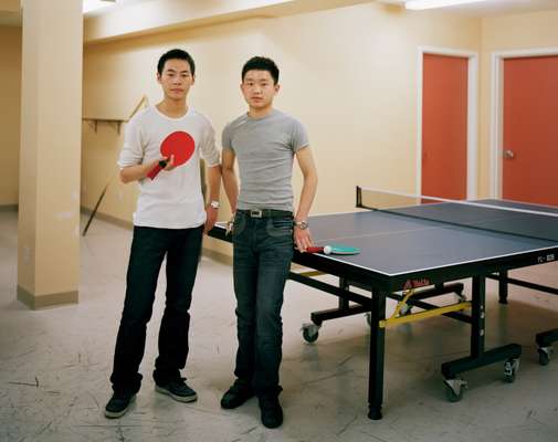 Students Shi Xian and Feng Wei from Hunan Province, China