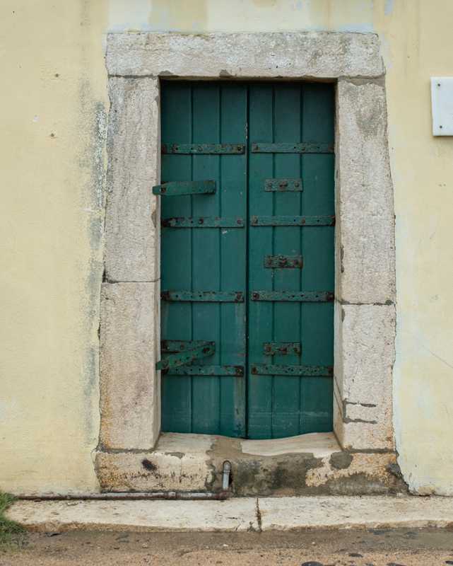 The door to the fort –  it’s now a museum but  is rarely open