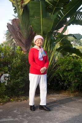 Pensioner at Zhongyang park