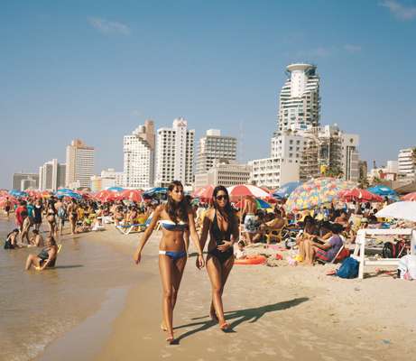 Public beach in Tel Aviv
