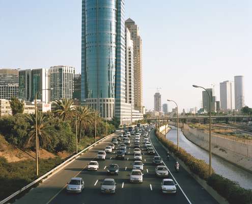 Route into Tel Aviv 
