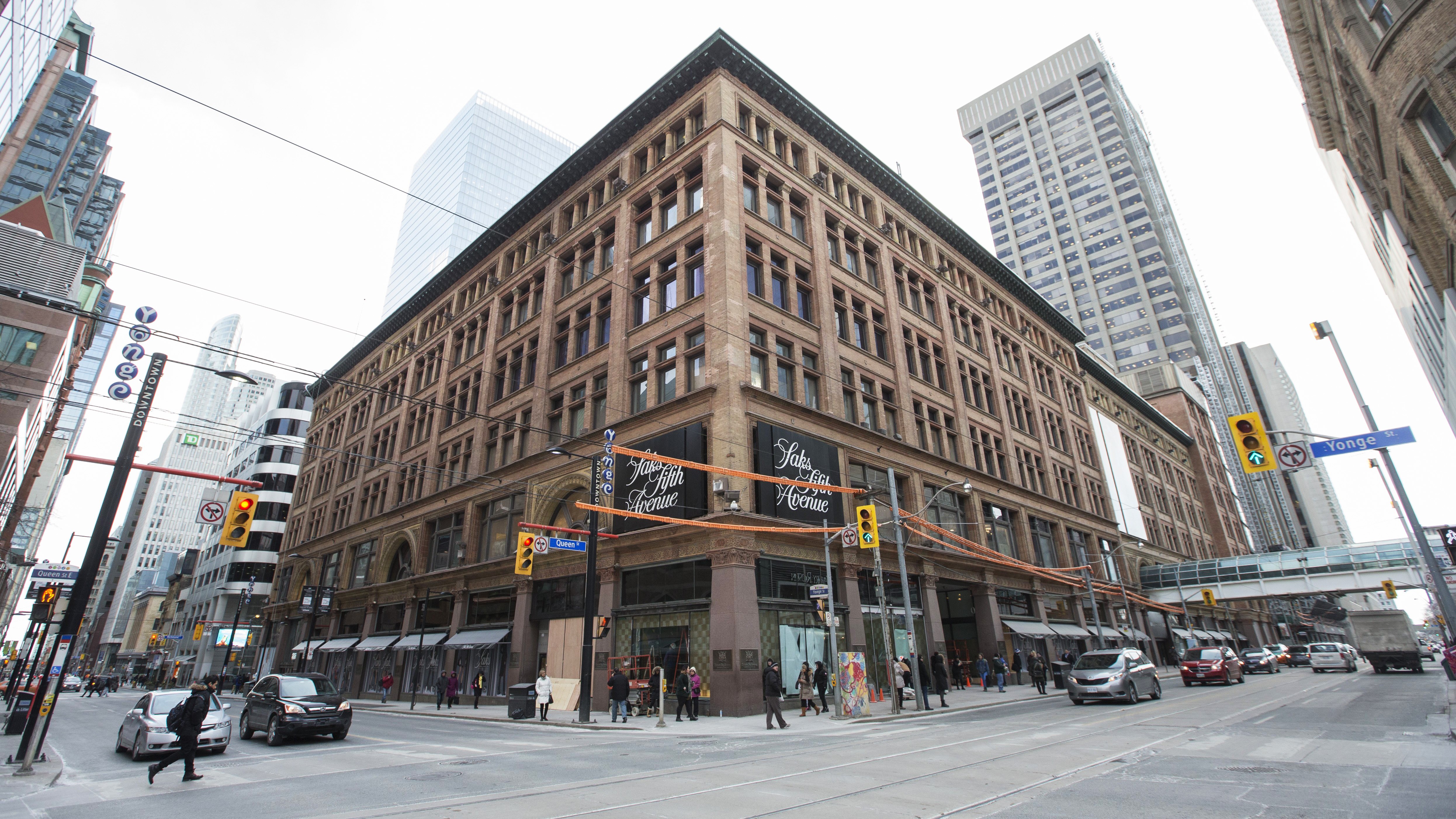 Toronto's Saks Fifth Avenue just replaced four of their most
