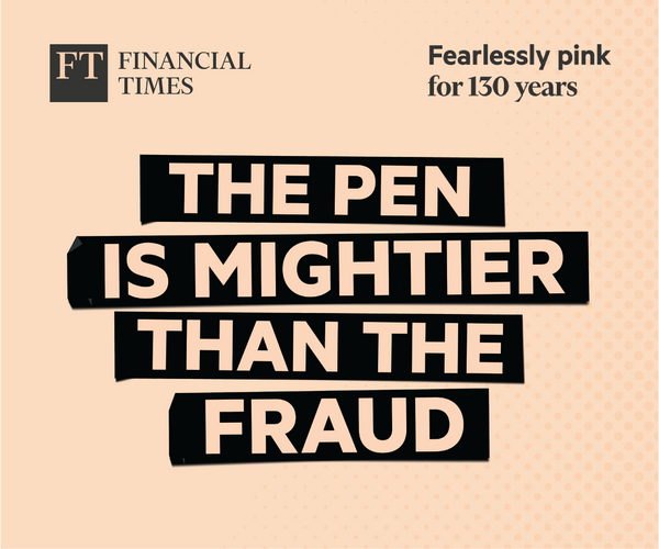 JR FINANCIAL Fearlessly pink TIMES for 130 years IS MIGHTIER 5 