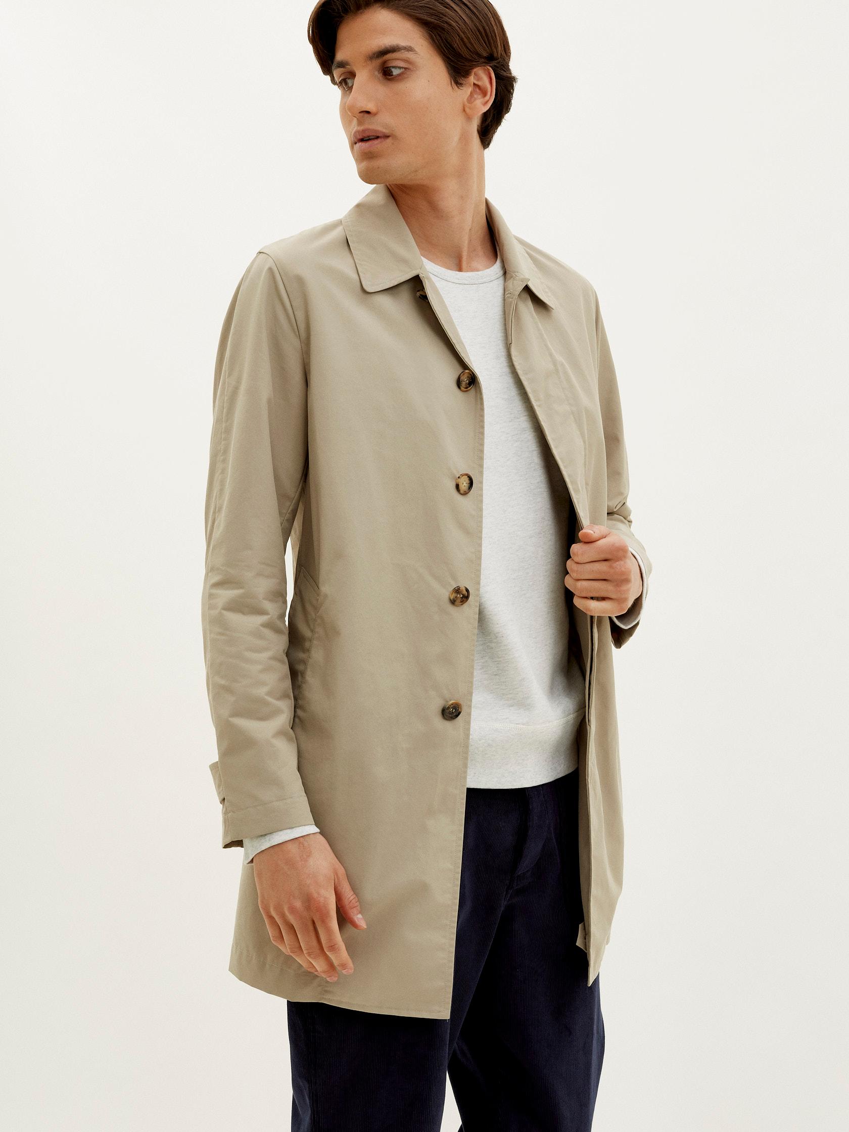 おトク情報がいっぱい！ Short Blanc coat YM SHORT TRENCH COAT Blanc