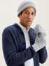 Set: Recycled cashmere beanie + gloves, Grey