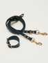 Sighthound dog collar and adjustable lead set