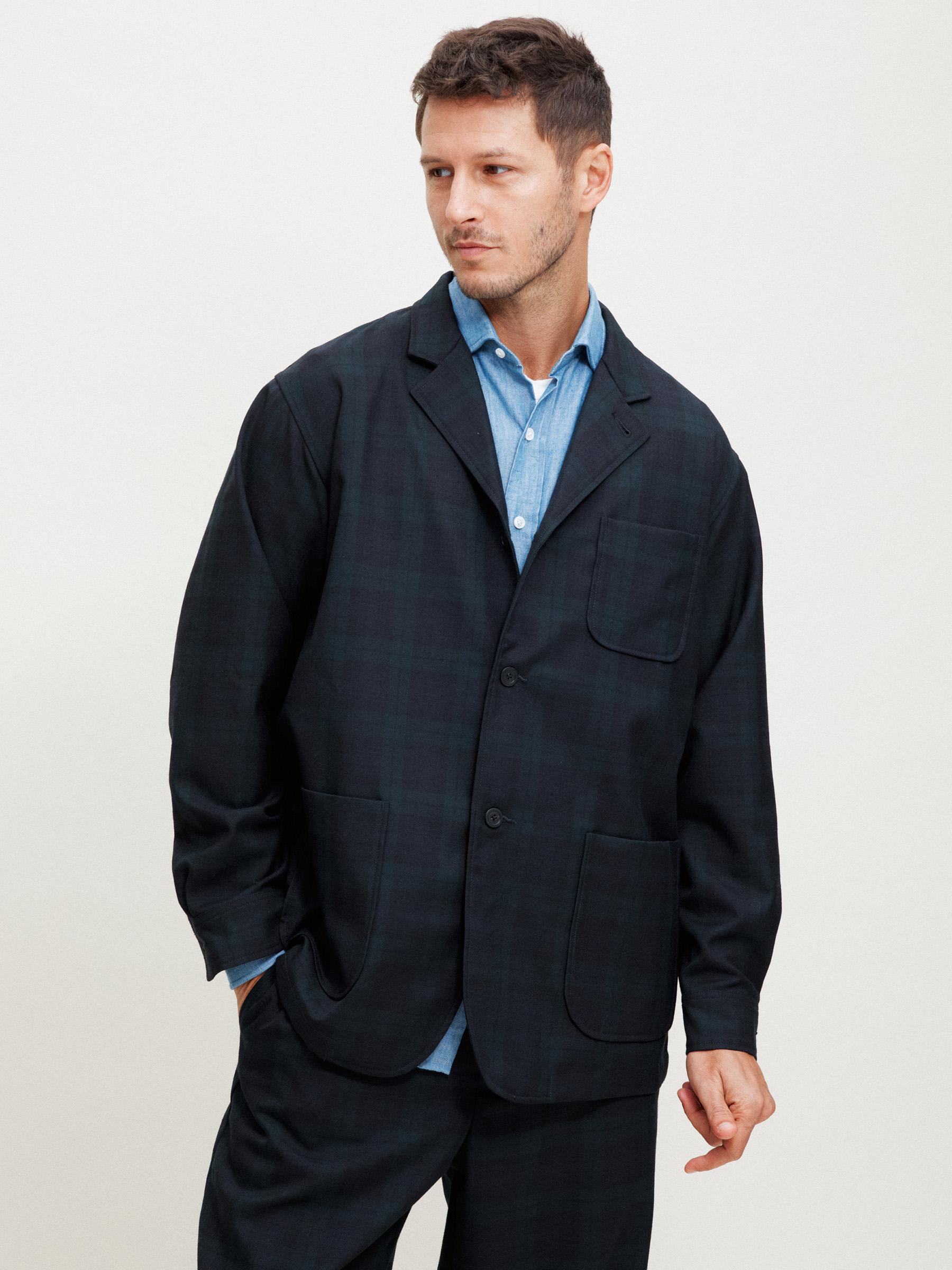 Herringbone twill jacket - Post O'Alls - Clothing - Shop