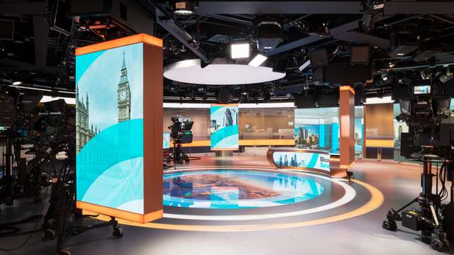 Bloomberg Television’s London news set