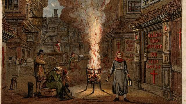 How plague shaped London