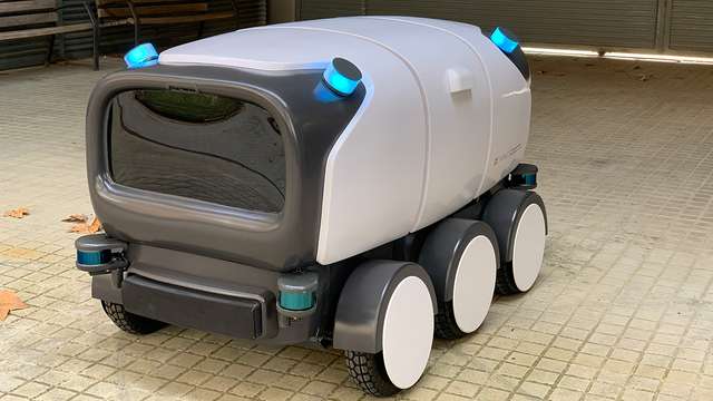 Autonomous delivery robots