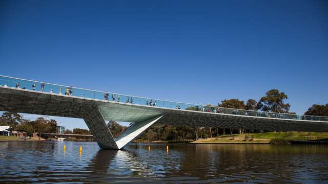 Adelaide’s new pedestrian bridge