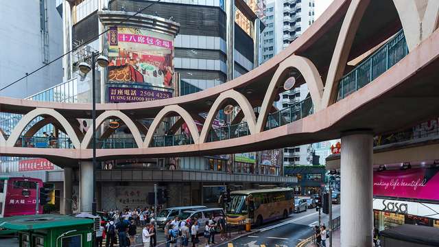 Skywalks in Hong Kong