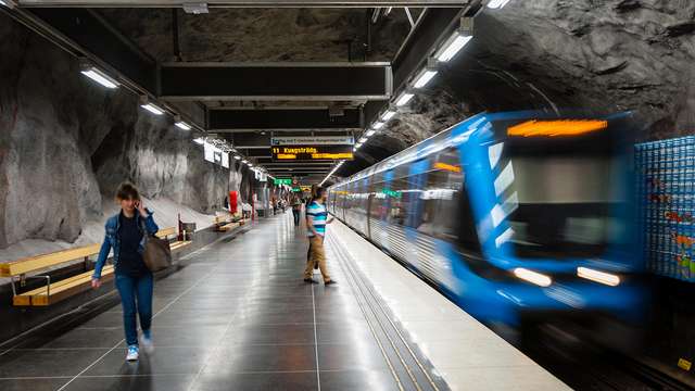 Stockholm’s expanding subway network 