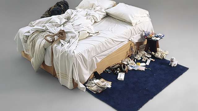 Tracey Emin's unmade bed