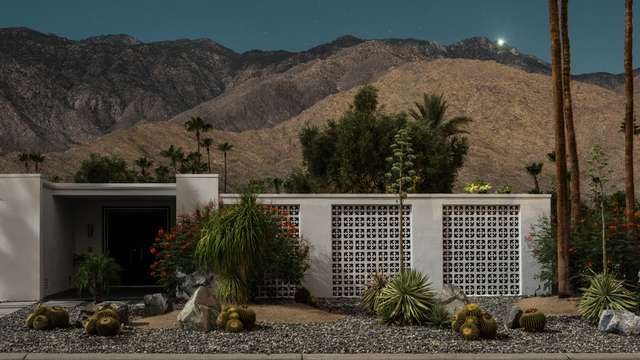 Midnight Modern: Palm Springs under the full moon