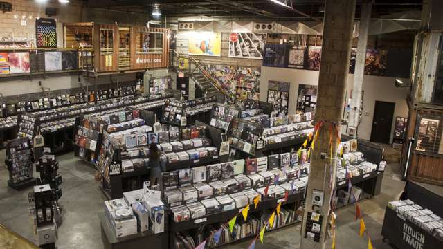 Festive music at Rough Trade, NYC