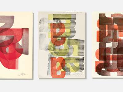 ‘Typographic Jazz: The Monoprints of Jack Stauffacher’